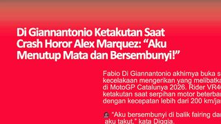 KABAR BURUK! Alex Marquez Alami Patah Tulang & Retak Tulang Belakang Usai Crash Horor di Barcelona