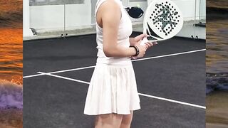 Angie with Azizah At Padel