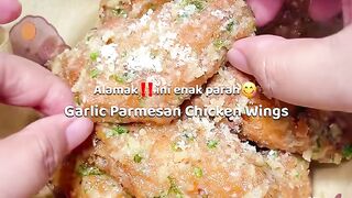 Resep Garlic Parmesan Chicken Wings Super Gurih & Crunchy, Gak Perlu Beli Lagi!