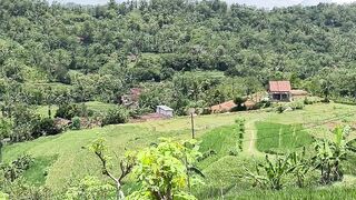 Sunny Countryside Motorcycle Ride Through Beautiful Green Hills