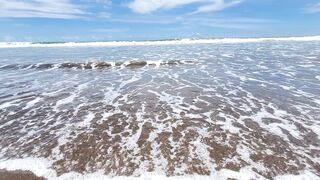 A Beautiful and Serene Sunny Day on a Tropical Sandy Beach.