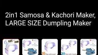 2in1 Samosa & Kachori Maker, LARGE SIZE Dumpling Mak