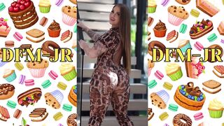 small waist pretty face girls big bank challenge
