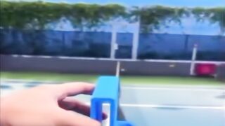 Live Stream Your Tennis Matches with This Dual Phone Net Mount!