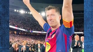 Camp Nou Menangis Lepas Lewandowski!!