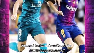 Kroos Menang Statistik, Tapi Iniesta Menang Class? ????