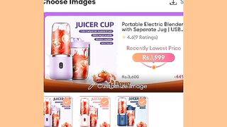 Portable Electric Blender with Separate Jug | USB Rechargeable