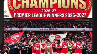 The Arsenal. Your Premier League champions.