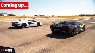 V12 Lambo Countach vs Sian DRAG RACE - two cars worth $10m!
