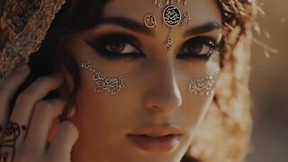 Desert Queens ???? AI Belly Dance on Hindi Song | Bollywood x Arabian Magic 2025 ????????