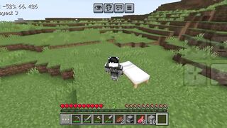 Minecraft survival gameplay
