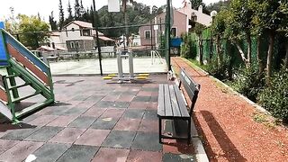 Stray Cat Kept Hesitating to Approach Me Until I Pet Her