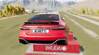 Cars Jumping Over 20 Containers--How Far Can They Go?