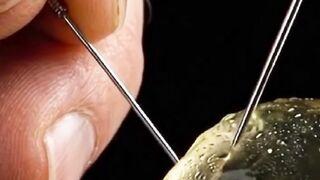 Most Satisfying Needle Pull ASMR! ????✨