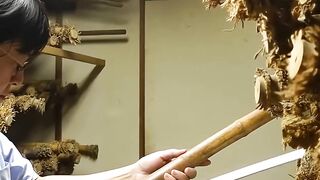 The Art of Turning Bamboo into Music-100 year Old Shakuhachi Factory cmp