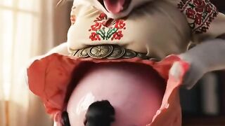 Responsible_Brother_cat_for_little_black_Cat