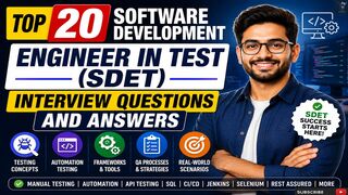 SDET Interview Questions and Answers | Testing Interview Tips
