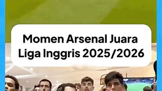 Detik-detik Arsenal juara liga inggris 2025/2026! ???? 2
