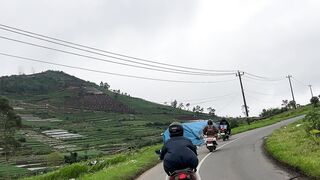 Mountain Village Road Trip | Cruising Past Beautiful Agricultural Terraces on Scooter