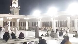 Masjid Nabawi Rooftop at night