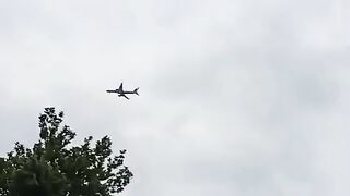 VP Of America plane flying