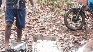 Proses merekat getah