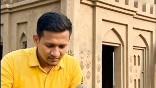 Incredible Mud Mosque Making and Painting Art! ????????