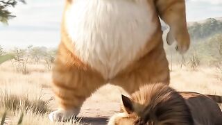 Dramatic Cat Overreacts to Cucumber