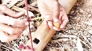 Bamboo trap outdoor #trap