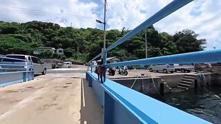 As I got off the ferry.