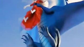 The dragon kidnapped the kitty