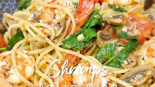 Resep Shrimp Aglio Olio Ala Resto, Super Praktis & Gurih Pol! ????????