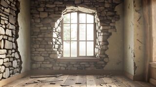 Rustic old look room