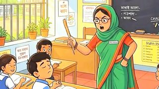 রাজু ক্লাসে ঘুমায় কেন?