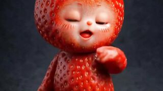 cute baby strawberry wants to show you this dance ????????