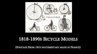 Chaelie chaplin 1818 to 1890s Bicycle models from 1815