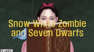 Transform a zombie into a princess???? | Snow White Zombie and seven dwarfs | stop motion