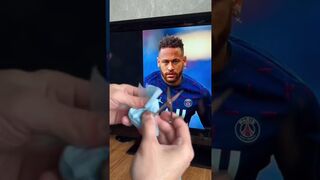 Neymar Jr cut portrait with mask #shorts