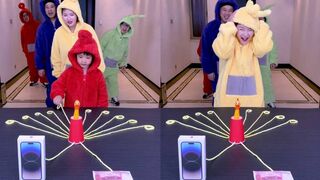 The rope pulling challenge is so exciting, save it for later! ! ! Funny Party Game Chal