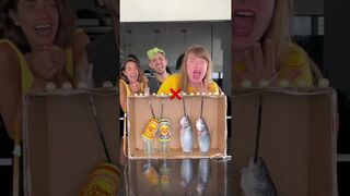 Wait for it … ???????? ‼️ fish water ???? or Chupa chups ?? #shorts