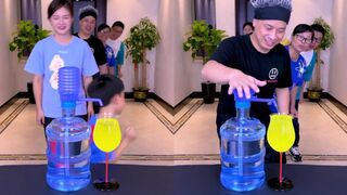 The water challenge is so exciting, save it for later! ! ! Funny Party Game Challenge F