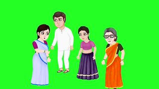 Green screen cartoon