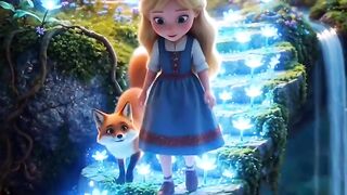 Magical Forest Adventure ✨ Little Girl & Animal Friends in an Enchanted Dream World ????????