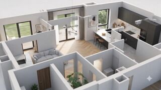 Floor plan render