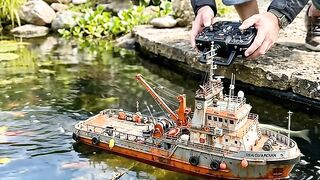 I Built a Tiny Rescue Ship for a Garden Pond