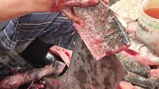 Amazing Fish Cutting Skills ???? Satisfying Seafood Cutting ASMR #shorts