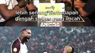 Bio lebih senang hadapi Gonzales daripada striker yang bertubuh kecil (Source: Sport77) #podcast #sepakbola
