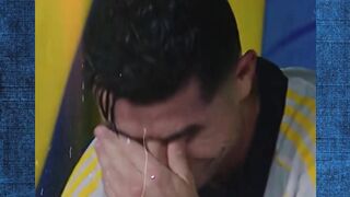 Ronaldo Nangis Usai Al Nassr Juara Liga Arab Saudi!!