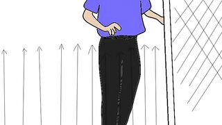 Funny Moment! Man Gets Confused Opening His Own Gate