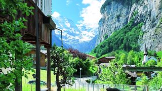 Switzerland Scenic Drive Through the Alps in 4K 4